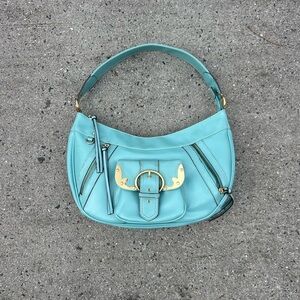 NWT Mondani New York Crescent Curve Shoulder Bag Leather Women's Bag